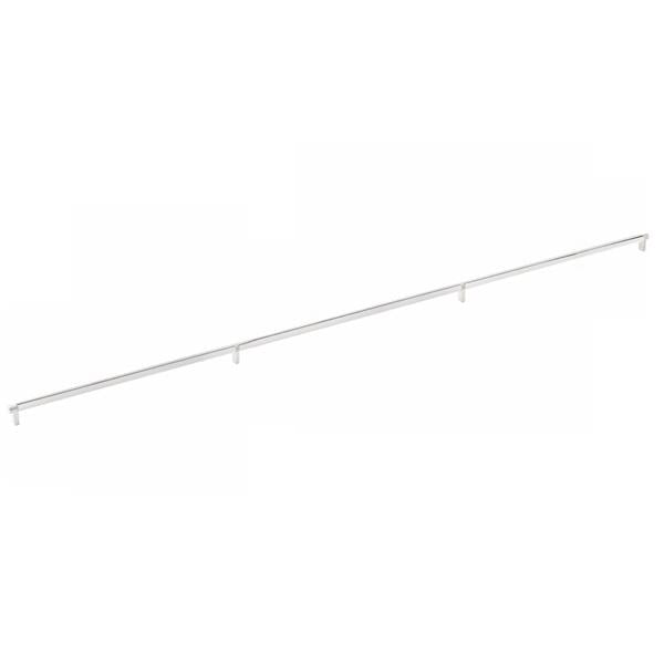 Emtek - Concealed Surface, Select Appliance Pull 54 Inch C-C, Rectangular Stem, Smooth Bar