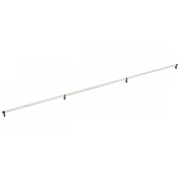 Emtek - Concealed Surface, Select Appliance Pull 54 Inch C-C, Rectangular Stem, Knurled Bar
