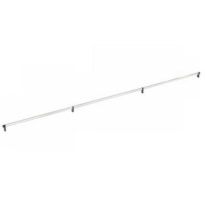 Emtek - Concealed Surface, Select Appliance Pull 54 Inch C-C, Rectangular Stem, Smooth Bar
