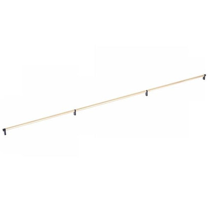 Emtek - Concealed Surface, Select Appliance Pull 54 Inch C-C, Rectangular Stem, Smooth Bar