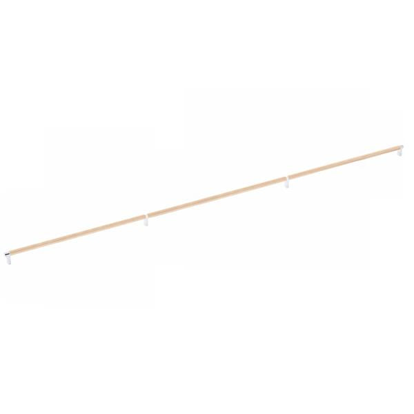 Emtek - Concealed Surface, Select Appliance Pull 54 Inch C-C, Rectangular Stem, Knurled Bar