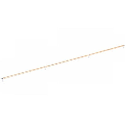 Emtek - Concealed Surface, Select Appliance Pull 54 Inch C-C, Rectangular Stem, Smooth Bar