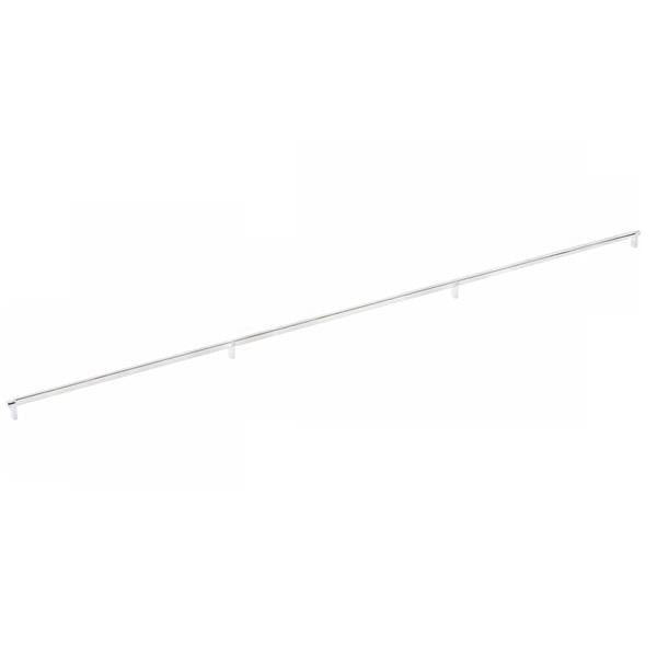 Emtek - Concealed Surface, Select Appliance Pull 54 Inch C-C, Rectangular Stem, Smooth Bar