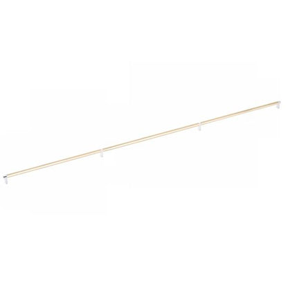 Emtek - Concealed Surface, Select Appliance Pull 54 Inch C-C, Rectangular Stem, Smooth Bar