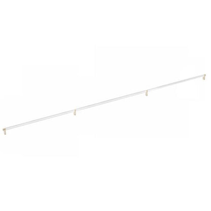 Emtek - Concealed Surface, Select Appliance Pull 54 Inch C-C, Rectangular Stem, Knurled Bar