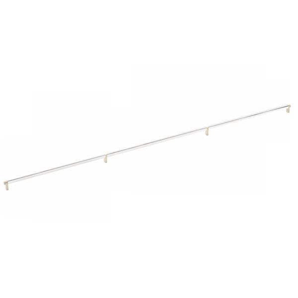 Emtek - Concealed Surface, Select Appliance Pull 54 Inch C-C, Rectangular Stem, Smooth Bar