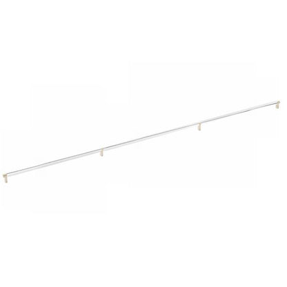 Emtek - Concealed Surface, Select Appliance Pull 54 Inch C-C, Rectangular Stem, Smooth Bar