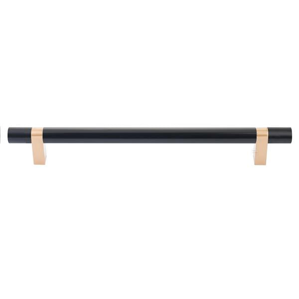 Emtek - Concealed Surface, Select Bar Appliance Pull 12 Inch C-C, Rectangular Bar Stem, Smooth Bar