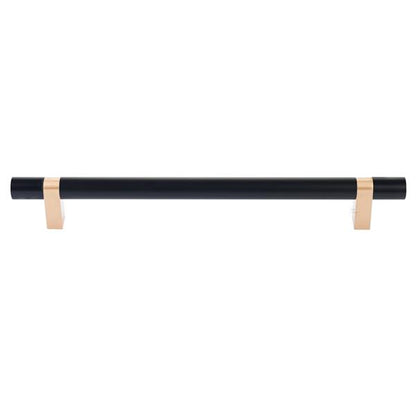Emtek - Concealed Surface, Select Bar Appliance Pull 12 Inch C-C, Rectangular Bar Stem, Smooth Bar
