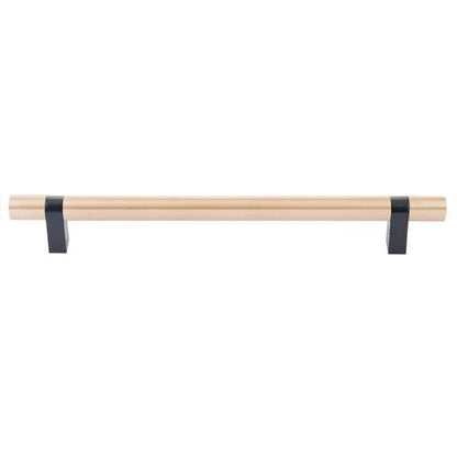 Emtek - Concealed Surface, Select Bar Appliance Pull 12 Inch C-C, Rectangular Bar Stem, Smooth Bar