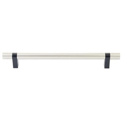 Emtek - Concealed Surface, Select Bar Appliance Pull 12 Inch C-C, Rectangular Bar Stem, Smooth Bar