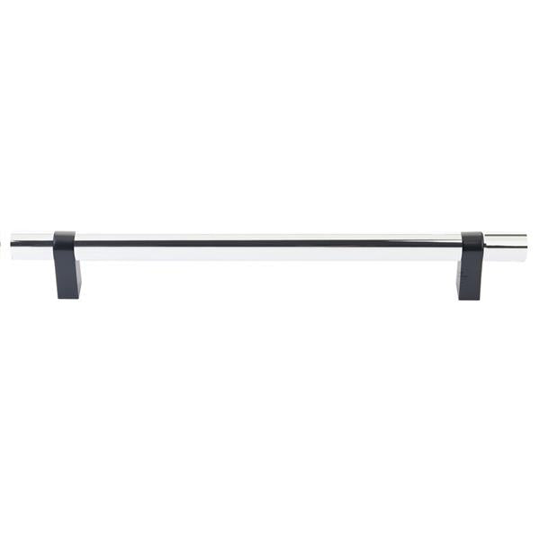 Emtek - Concealed Surface, Select Bar Appliance Pull 12 Inch C-C, Rectangular Bar Stem, Smooth Bar