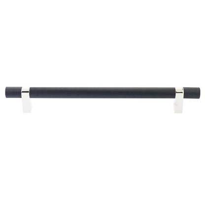 Emtek - Concealed Surface, Select Bar Appliance Pull 12 Inch C-C, Rectangular Bar Stem, Knurled Bar