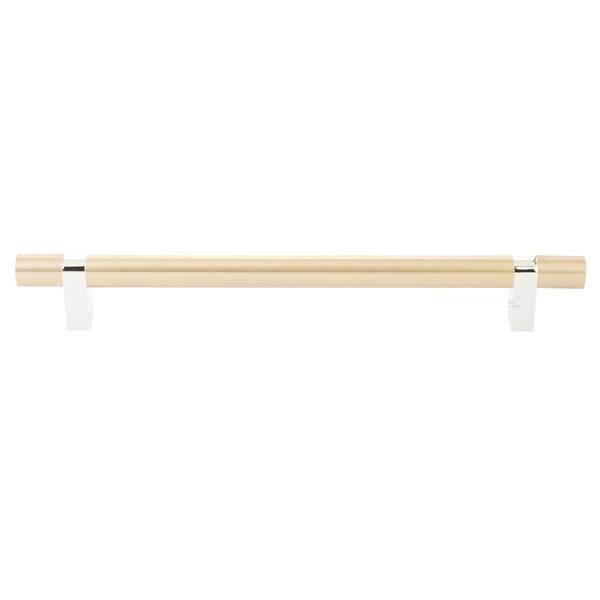 Emtek - Concealed Surface, Select Bar Appliance Pull 12 Inch C-C, Rectangular Bar Stem, Smooth Bar