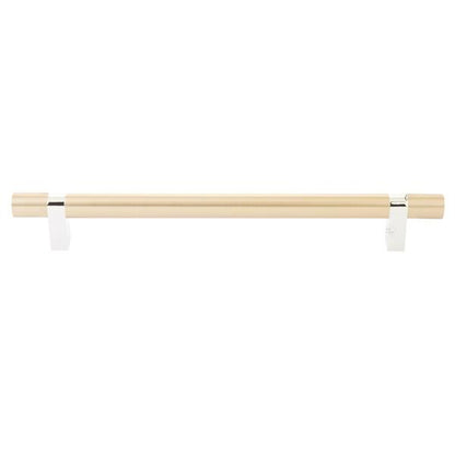 Emtek - Concealed Surface, Select Bar Appliance Pull 12 Inch C-C, Rectangular Bar Stem, Smooth Bar