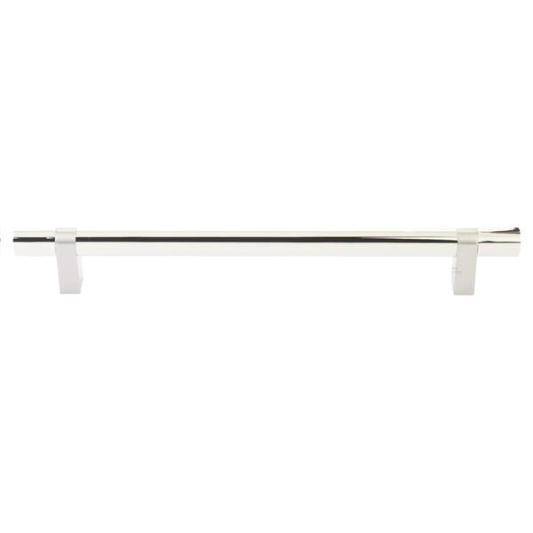 Emtek - Concealed Surface, Select Bar Appliance Pull 12 Inch C-C, Rectangular Bar Stem, Smooth Bar