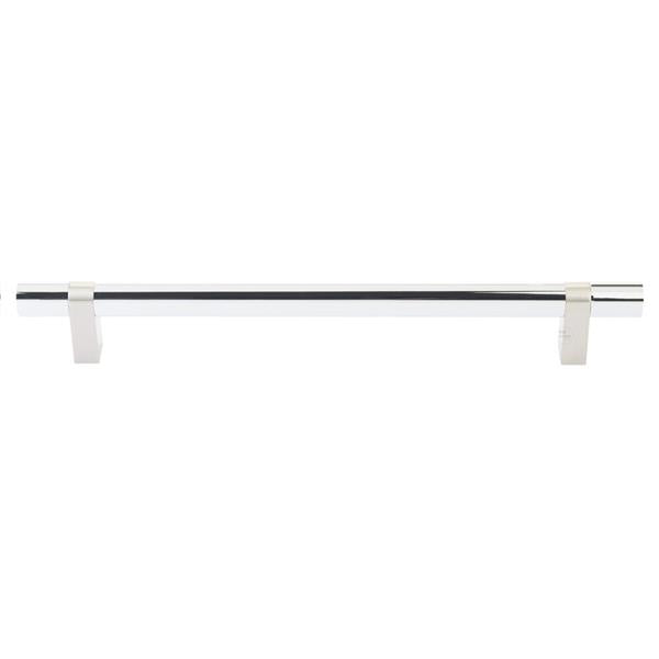 Emtek - Concealed Surface, Select Bar Appliance Pull 12 Inch C-C, Rectangular Bar Stem, Smooth Bar