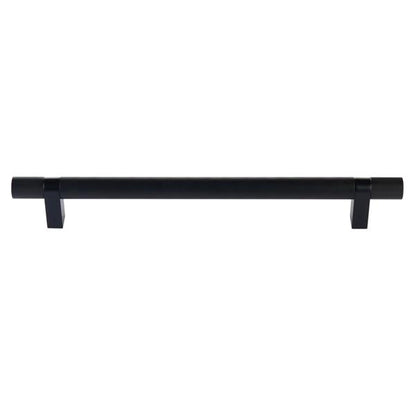 Emtek - Concealed Surface, Select Bar Appliance Pull 12 Inch C-C, Rectangular Bar Stem, Knurled Bar