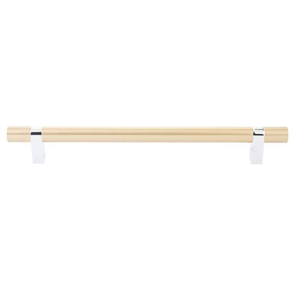 Emtek - Concealed Surface, Select Bar Appliance Pull 12 Inch C-C, Rectangular Bar Stem, Smooth Bar
