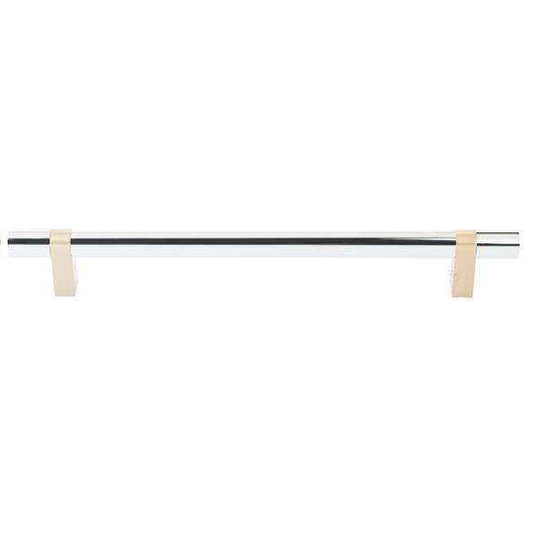 Emtek - Concealed Surface, Select Bar Appliance Pull 12 Inch C-C, Rectangular Bar Stem, Smooth Bar