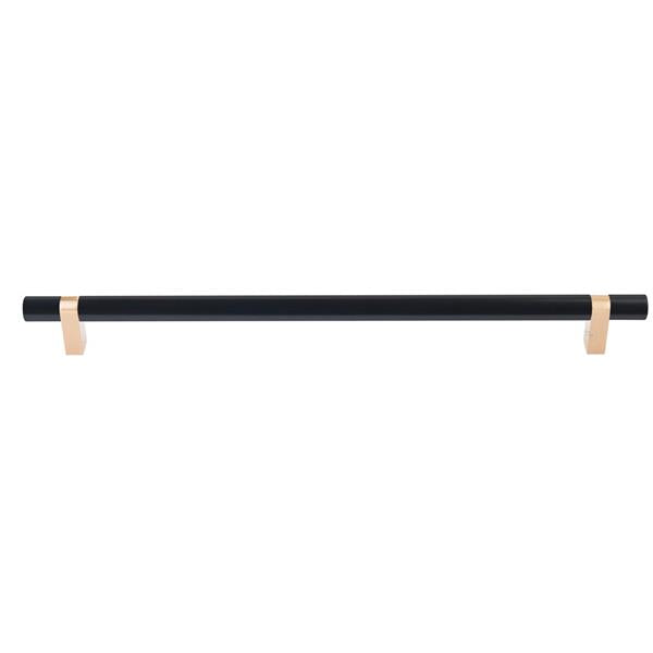 Emtek - Concealed Surface, Select Bar Appliance Pull 18 Inch C-C, Rectangular Bar Stem, Smooth Bar