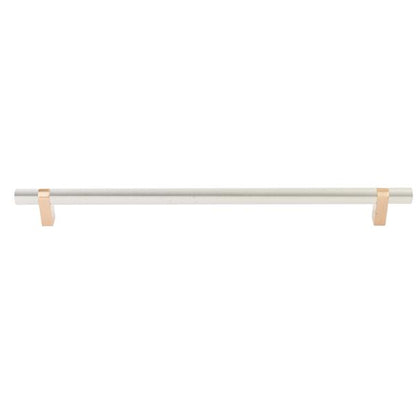 Emtek - Concealed Surface, Select Bar Appliance Pull 18 Inch C-C, Rectangular Bar Stem, Smooth Bar