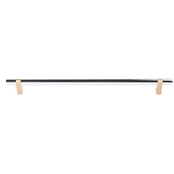 Emtek - Concealed Surface, Select Bar Appliance Pull 18 Inch C-C, Rectangular Bar Stem, Smooth Bar