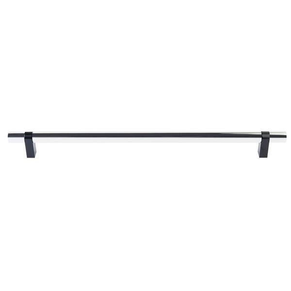 Emtek - Concealed Surface, Select Bar Appliance Pull 18 Inch C-C, Rectangular Bar Stem, Smooth Bar