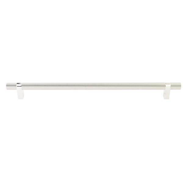 Emtek - Concealed Surface, Select Bar Appliance Pull 18 Inch C-C, Rectangular Bar Stem, Smooth Bar
