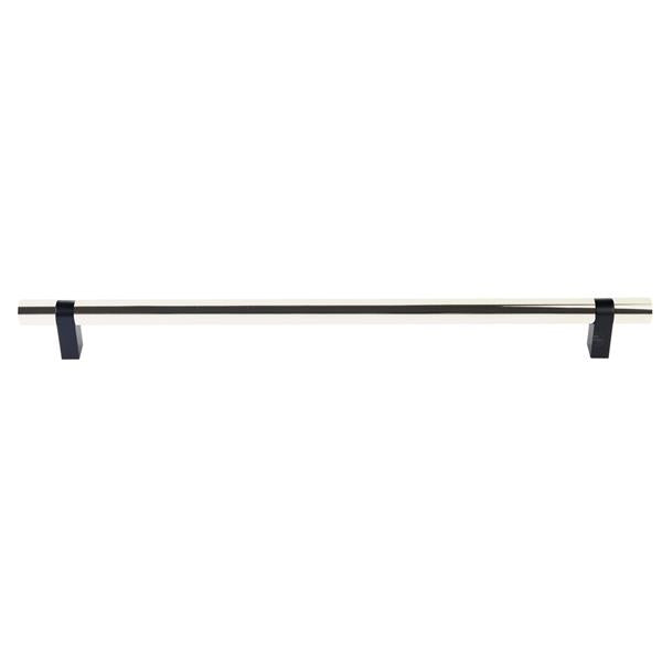 Emtek - Concealed Surface, Select Bar Appliance Pull 18 Inch C-C, Rectangular Bar Stem, Smooth Bar
