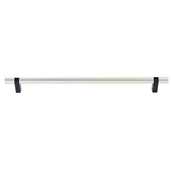 Emtek - Concealed Surface, Select Bar Appliance Pull 18 Inch C-C, Rectangular Bar Stem, Smooth Bar