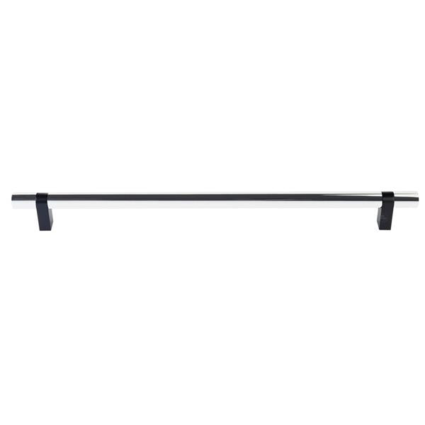 Emtek - Concealed Surface, Select Bar Appliance Pull 18 Inch C-C, Rectangular Bar Stem, Smooth Bar