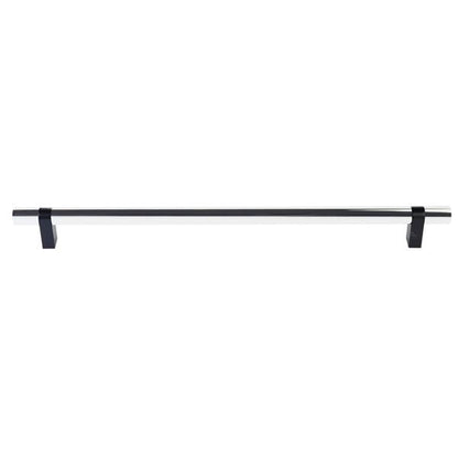 Emtek - Concealed Surface, Select Bar Appliance Pull 18 Inch C-C, Rectangular Bar Stem, Smooth Bar