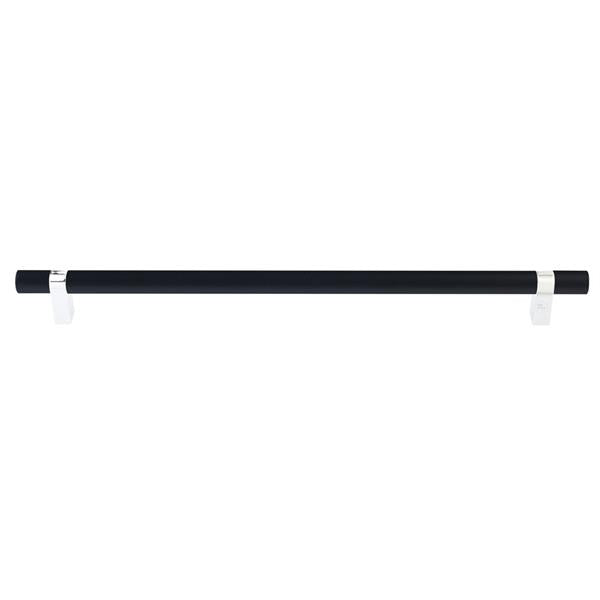 Emtek - Concealed Surface, Select Bar Appliance Pull 18 Inch C-C, Rectangular Bar Stem, Smooth Bar