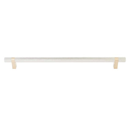 Emtek - Concealed Surface, Select Bar Appliance Pull 18 Inch C-C, Rectangular Bar Stem, Knurled Bar