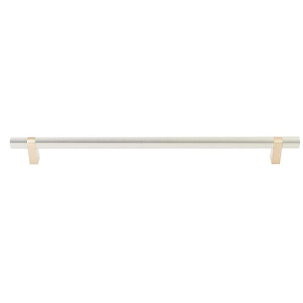 Emtek - Concealed Surface, Select Bar Appliance Pull 18 Inch C-C, Rectangular Bar Stem, Smooth Bar