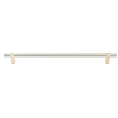 Emtek - Concealed Surface, Select Bar Appliance Pull 18 Inch C-C, Rectangular Bar Stem, Smooth Bar