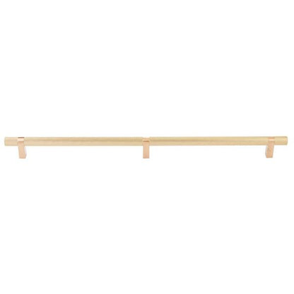Emtek - Concealed Surface, Select Bar Appliance Pull 24 Inch C-C, Rectangular Bar Stem, Knurled Bar