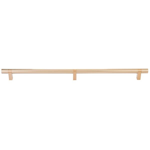 Emtek - Concealed Surface, Select Bar Appliance Pull 24 Inch C-C, Rectangular Bar Stem, Smooth Bar