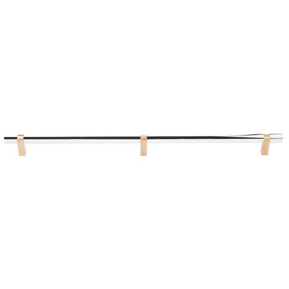 Emtek - Concealed Surface, Select Bar Appliance Pull 24 Inch C-C, Rectangular Bar Stem, Smooth Bar