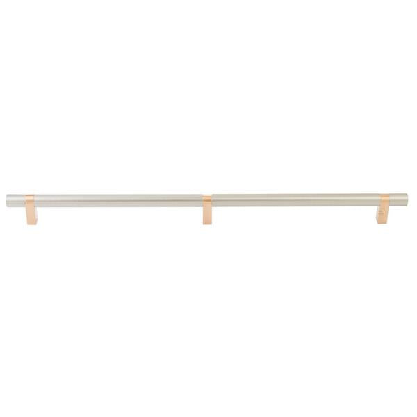 Emtek - Concealed Surface, Select Bar Appliance Pull 24 Inch C-C, Rectangular Bar Stem, Smooth Bar