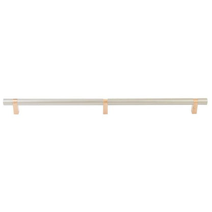 Emtek - Concealed Surface, Select Bar Appliance Pull 24 Inch C-C, Rectangular Bar Stem, Smooth Bar