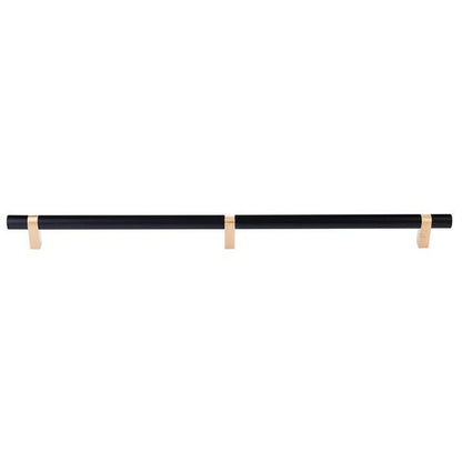 Emtek - Concealed Surface, Select Bar Appliance Pull 24 Inch C-C, Rectangular Bar Stem, Smooth Bar