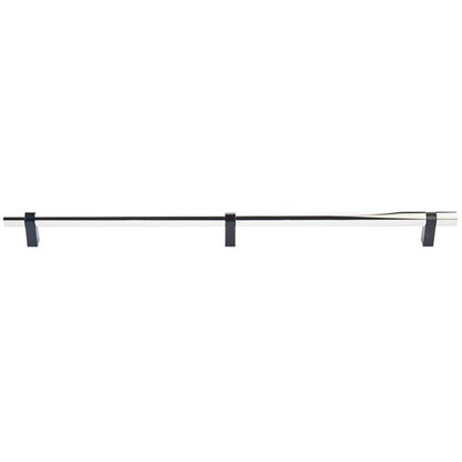 Emtek - Concealed Surface, Select Bar Appliance Pull 24 Inch C-C, Rectangular Bar Stem, Smooth Bar