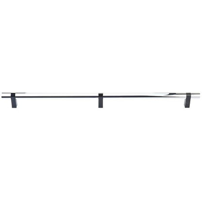 Emtek - Concealed Surface, Select Bar Appliance Pull 24 Inch C-C, Rectangular Bar Stem, Smooth Bar