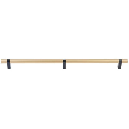 Emtek - Concealed Surface, Select Bar Appliance Pull 24 Inch C-C, Rectangular Bar Stem, Smooth Bar