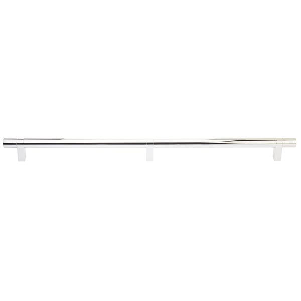 Emtek - Concealed Surface, Select Bar Appliance Pull 24 Inch C-C, Rectangular Bar Stem, Smooth Bar