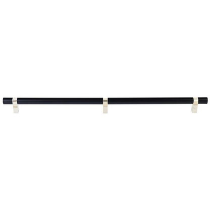 Emtek - Concealed Surface, Select Bar Appliance Pull 24 Inch C-C, Rectangular Bar Stem, Smooth Bar