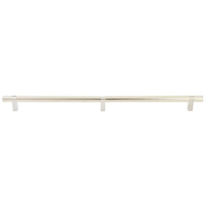 Emtek - Concealed Surface, Select Bar Appliance Pull 24 Inch C-C, Rectangular Bar Stem, Knurled Bar