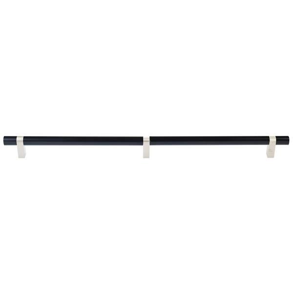 Emtek - Concealed Surface, Select Bar Appliance Pull 24 Inch C-C, Rectangular Bar Stem, Smooth Bar